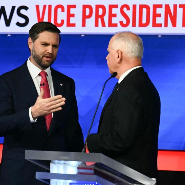 us vote politics debate vance walz