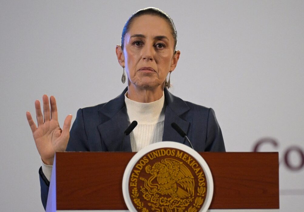 A presidente do México, Claudia Sheinbaum