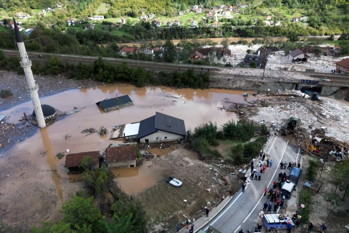 bosnia flood weather