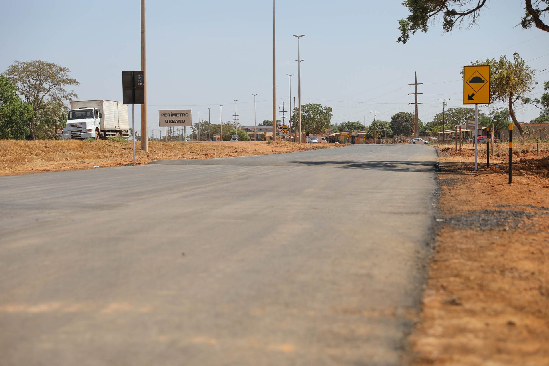 Nova via marginal na DF-130 leva mais segurança ao Núcleo Rural Café ...