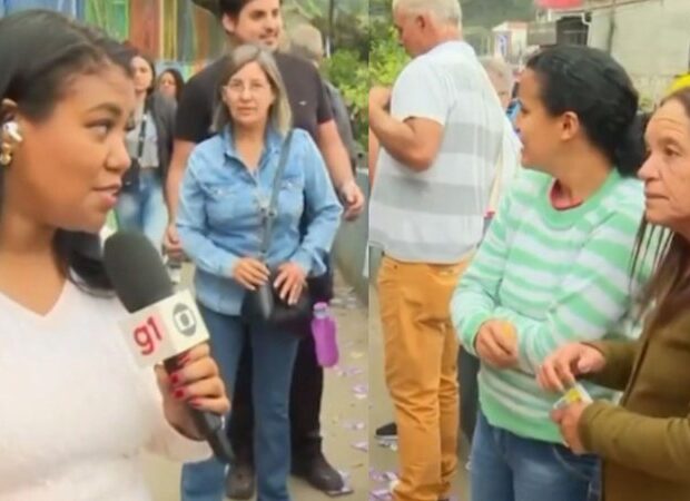 reporter da globo flagra crime ao vivo nas eleicoes 2024 e proibido widelg
