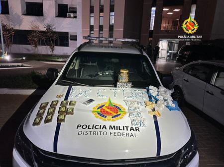 apreensão de armas e drogas no gama