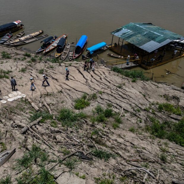 colombia environment climate change drought amazon river
