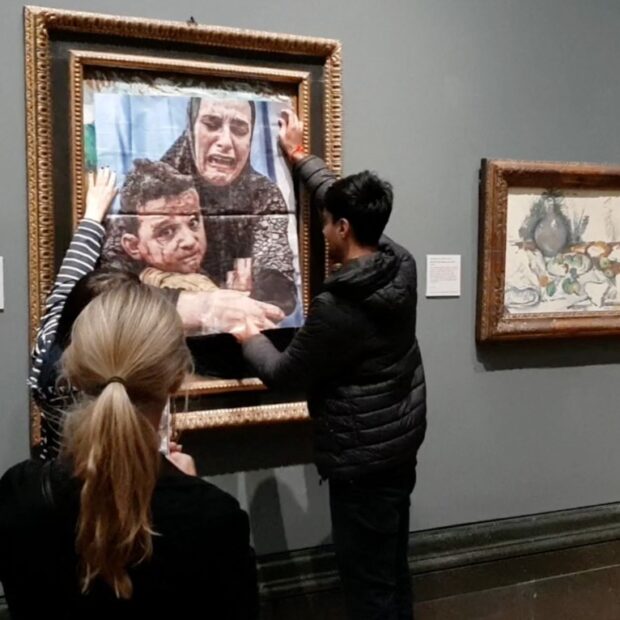 britain protest israel palestinians conflict