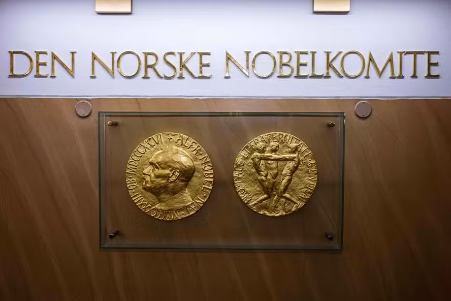 108689531 files a photo taken on september 25 2024 in oslo norway shows replicas of the obverse and