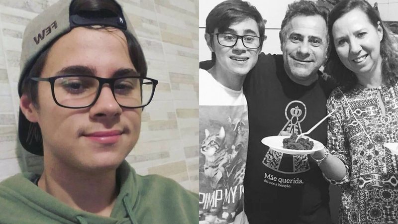 rafael miguel com os pais widelg