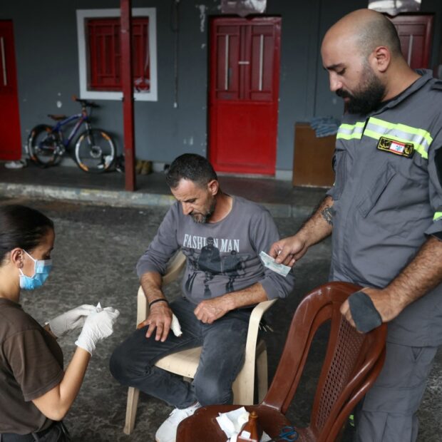 lebanon israel palestinian conflict rescuers