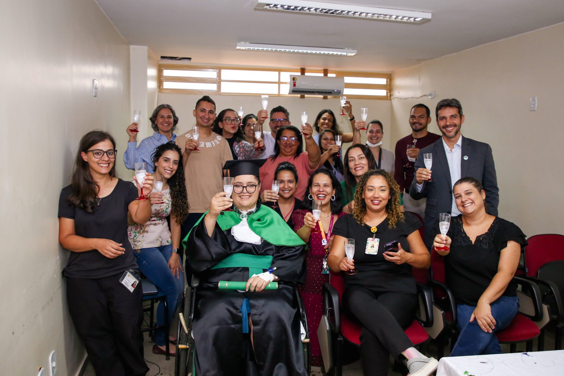 colou grau no hospital