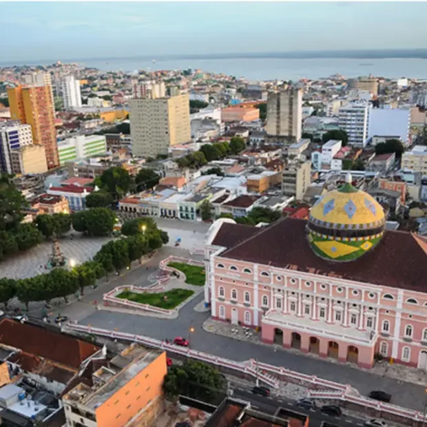 teatro amazonas vista aerea michael dantas sec am