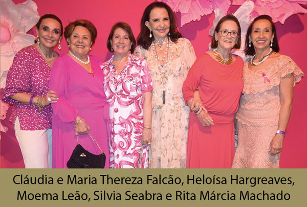 cláudia e maria thereza falcão, heloísa hargreaves, moema leão, silvia seabra e rita márcia machado capa