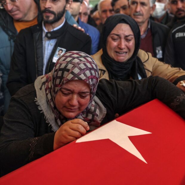 turkey buries attack victims after striking pkk