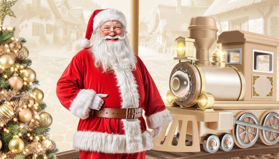 Vila do Papai Noel terá um trenzinho para adultos e crianças. Crédito: imagem ilustrativa