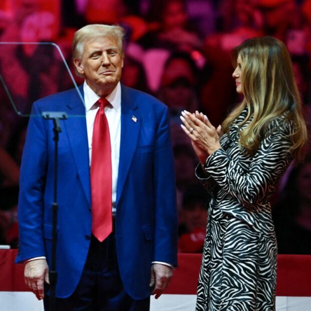 republican presidential candidate donald trump holds a campaign rally