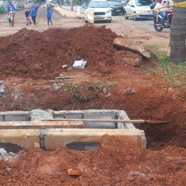 estacionamento próximo ao sesc gama passa por reforma