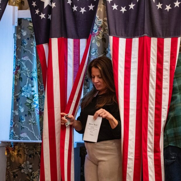 voters in a new hampshire hamlet cast the first ballots on us election day