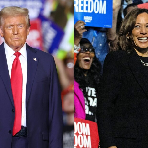 Trump e Kamala