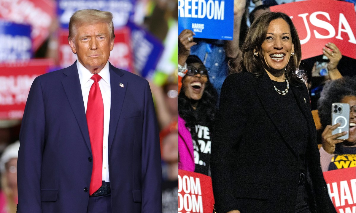 Trump e Kamala