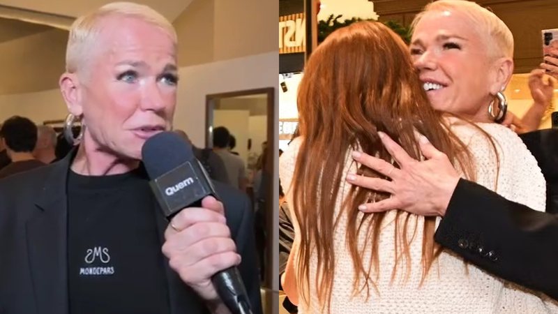 xuxa se emociona com lancamento de sasha widelg