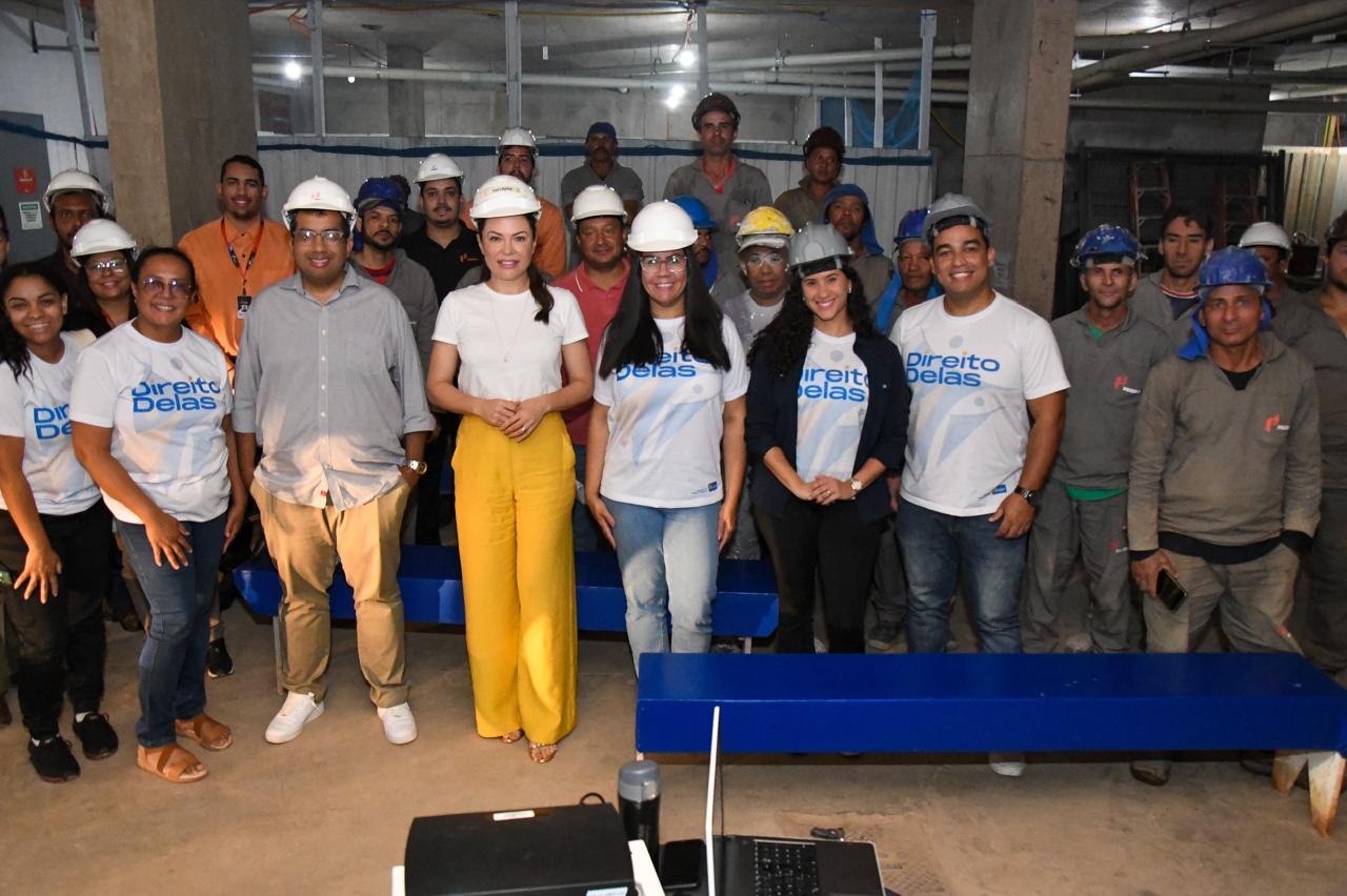 ‘conversa com eles’ debate violência doméstica com trabalhadores da construção civil de samambaia