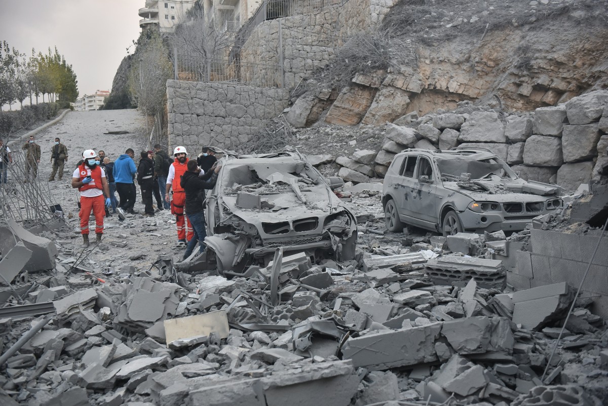 lebanon israel palestinian conflict strike