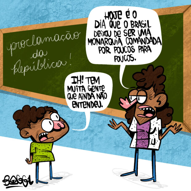charge proclamação da república