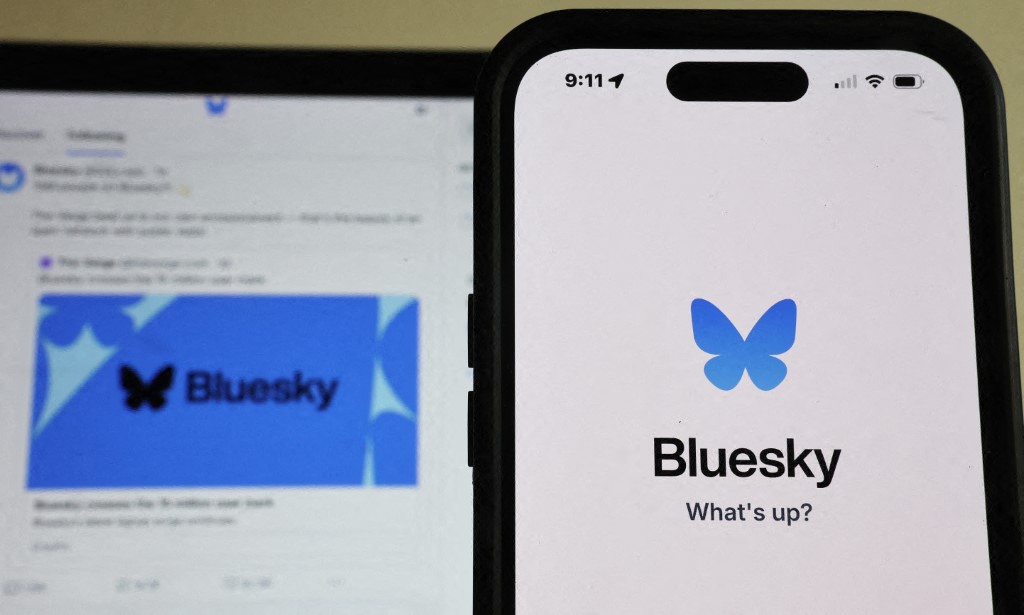 social media app bluesky social increases its user base as people leave x, formerly twitter