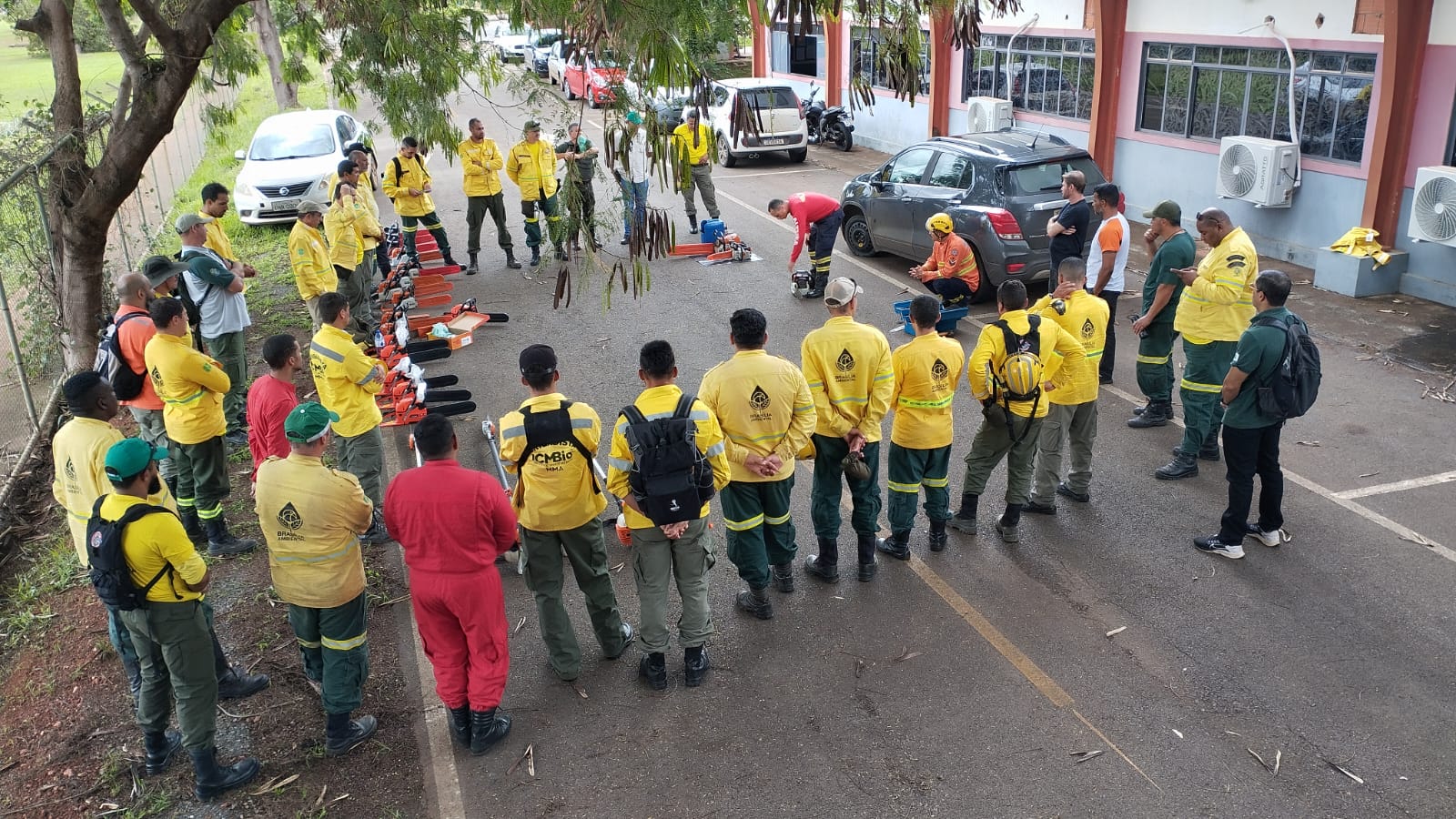curso de operação de motosserras do cbmdf