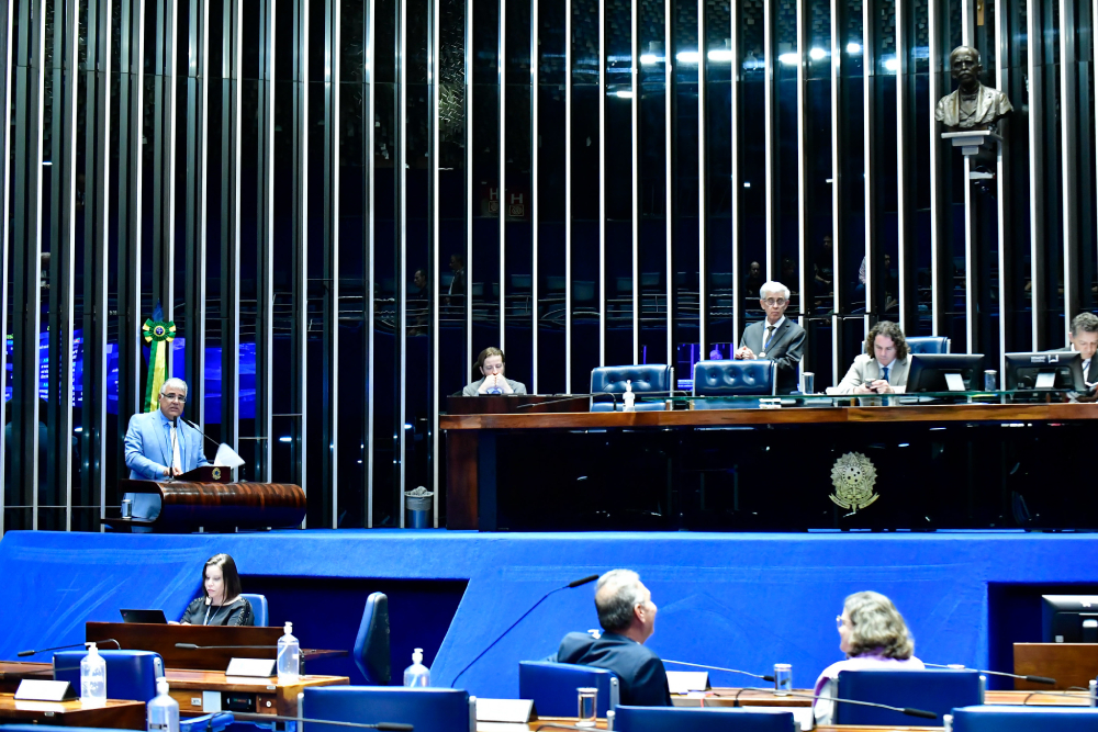 plenário do senado federal durante sessão deliberativa ordinária. (1)