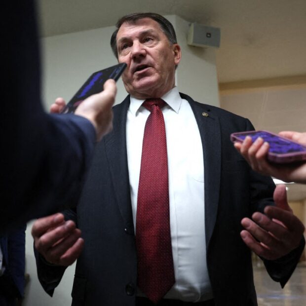 senators meet for their weekly policy luncheons