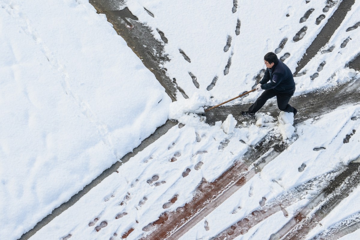 skorea climate snow