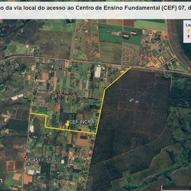pavimentação de acesso a escola do incra 07, em brazlândia, tem licitação marcada