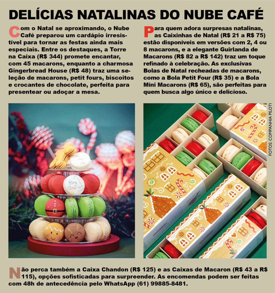 delÍcias natalinas do nube cafÉ