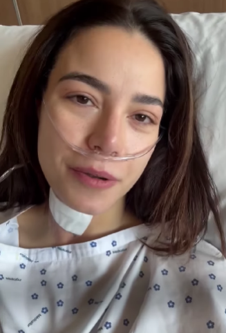 A modelo teve que corrigir fraturas nas vértebras L1 e L2, após sofrer uma queda durante as gravações do reality A Ilha: Desafio Extremo.