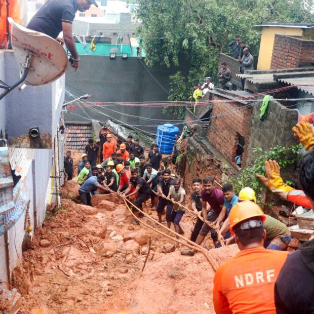 india weather cyclone landslide