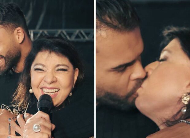 roberta miranda pede seguranca em casamento aos beijos meu noivo widelg