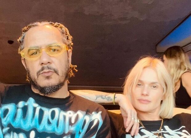 O rapper emocionou os fãs ao compartilhar fotos da amada e exaltar o amor que sente pela companheira e mãe de sua caçula, Maria Isabel.