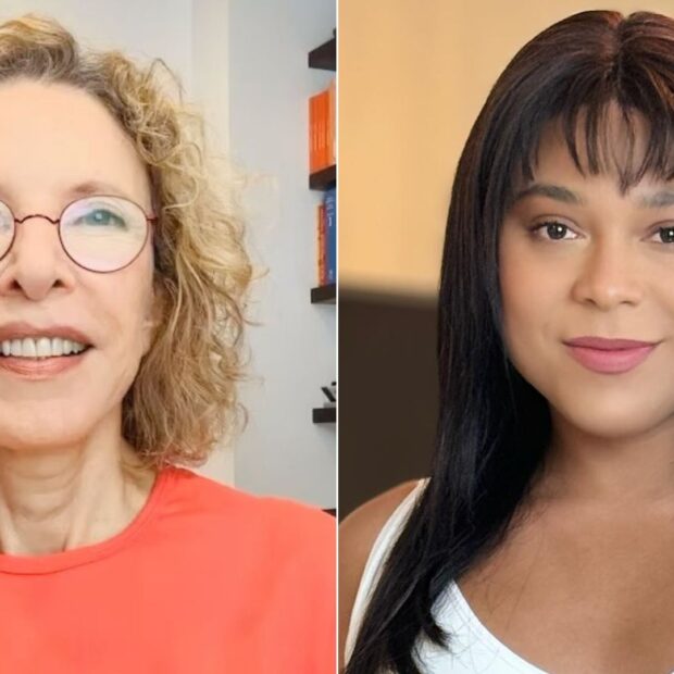 Jornalista reage com humor ácido à paródia de seu clássico programa e revela detalhes sobre o encontro inusitado no teatro.