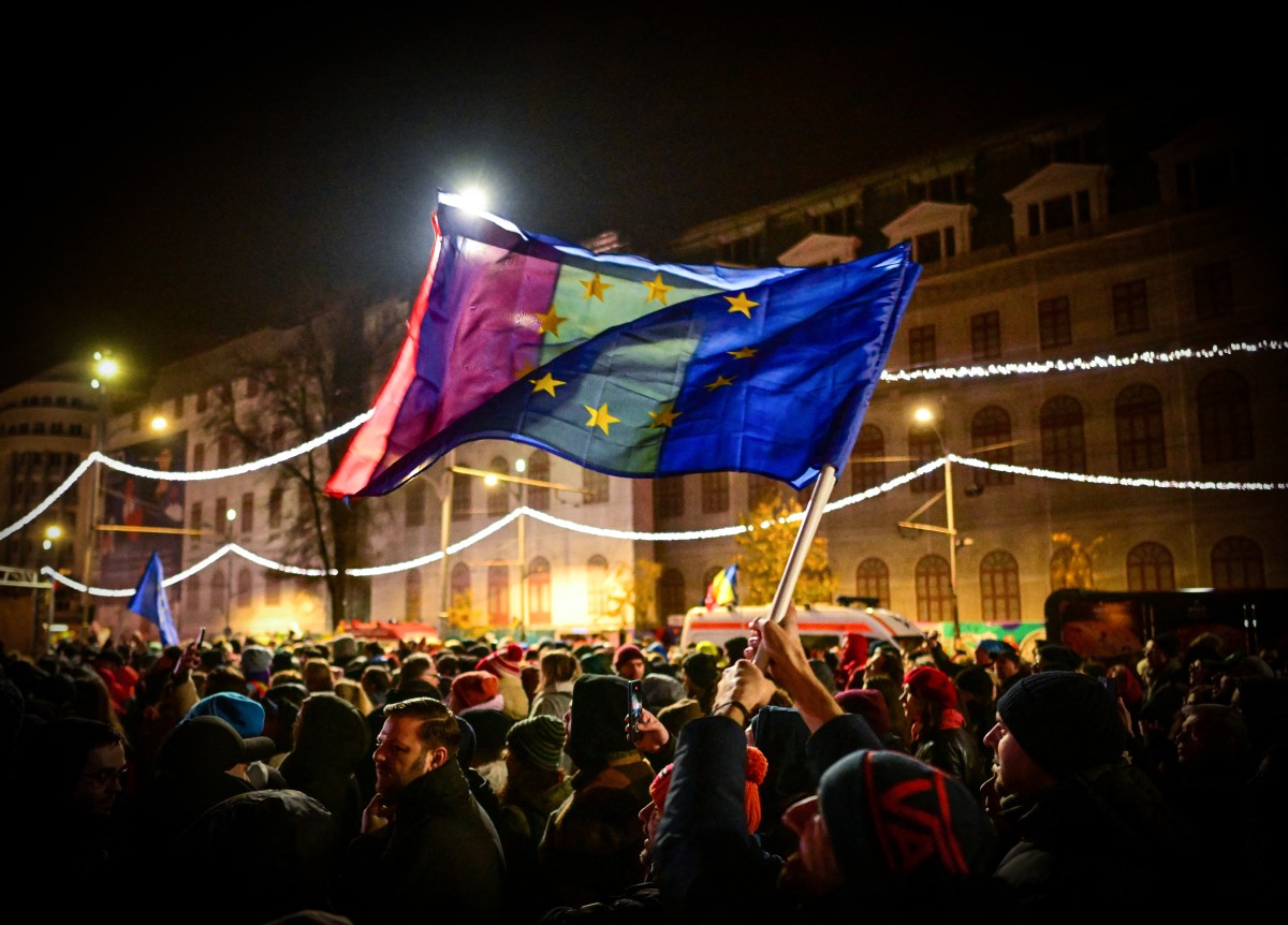 romania politics election demo