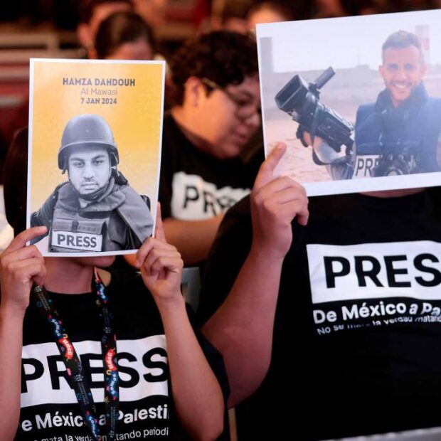 jornalistas gaza
