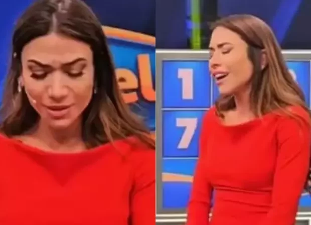 Emocionada, a herdeira do ícone da TV brasileira desabafa na gravação especial do "Programa Silvio Santos".