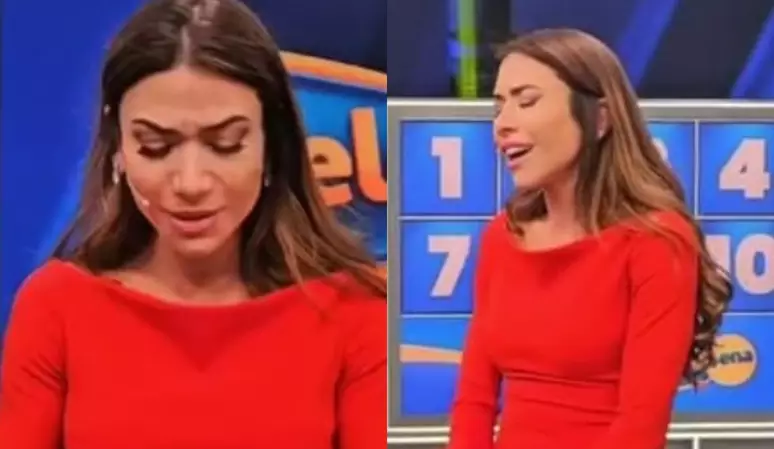 Emocionada, a herdeira do ícone da TV brasileira desabafa na gravação especial do "Programa Silvio Santos".