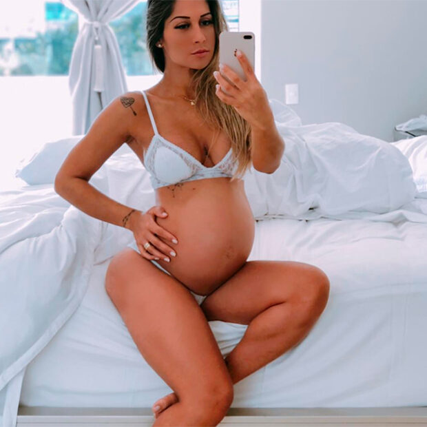 Maira Cardi continua de dieta mesmo grávida do seu primeiro filho com Thiago Nigro