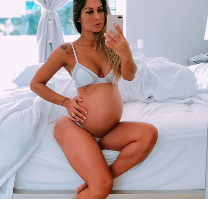 Maira Cardi continua de dieta mesmo grávida do seu primeiro filho com Thiago Nigro