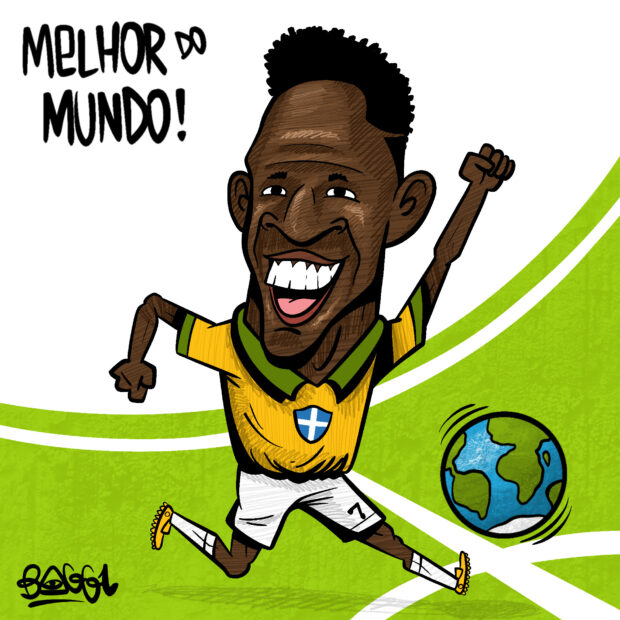 charge vini jr melhor do mundo