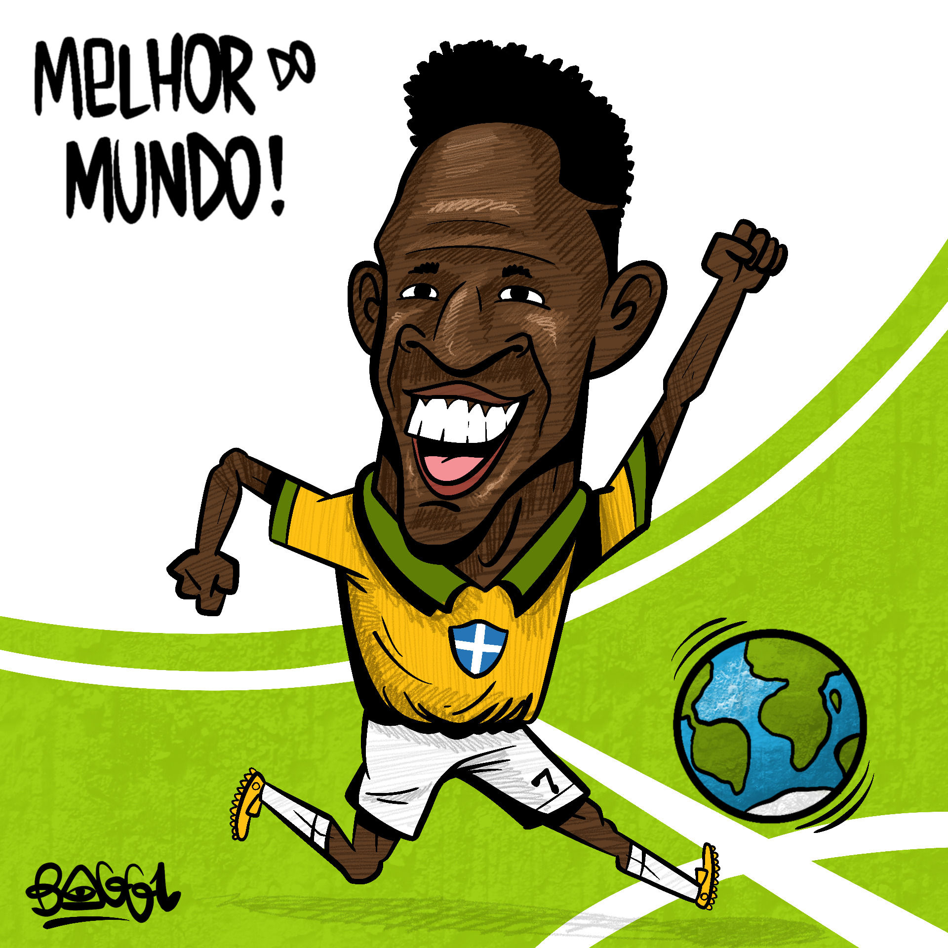 charge vini jr melhor do mundo