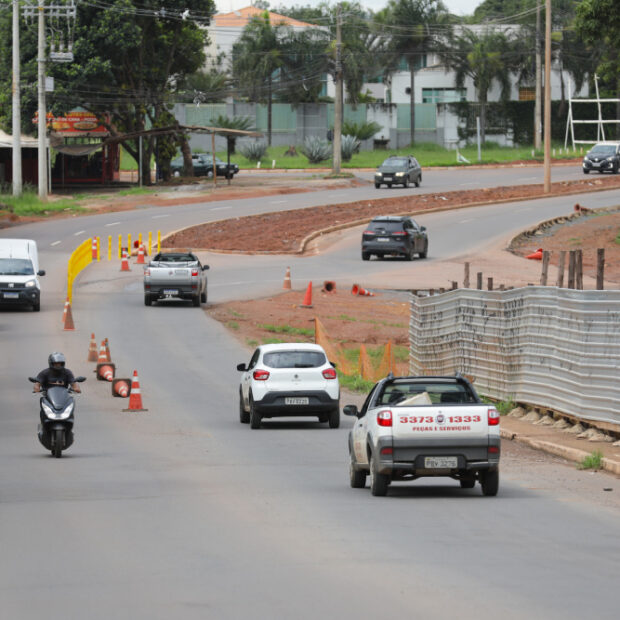 liberação de faixa nas obras da via entre guará e núcleo bandeirante melhora trafegabilidade na região (1)