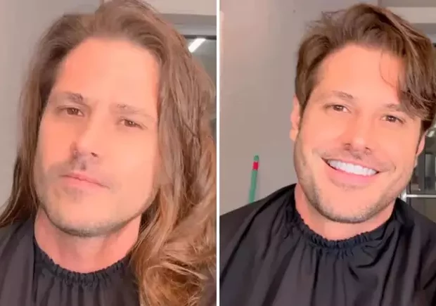 Transformação surpreendente do ator agita as redes, com direito a piadas e declaração de amor no aniversário da namorada!