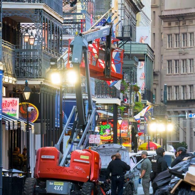 vehicle driven into new year's crowd in new orleans