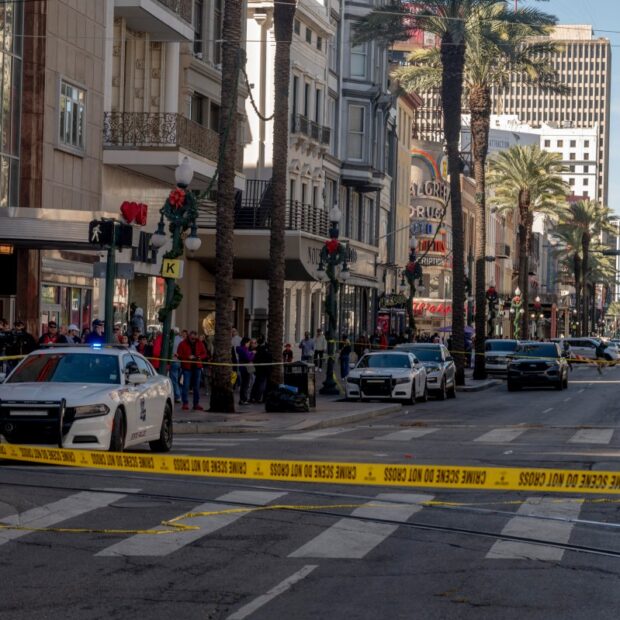 vehicle driven into new year's crowd in new orleans