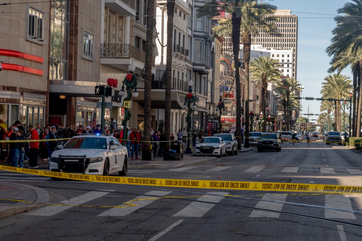 vehicle driven into new year's crowd in new orleans